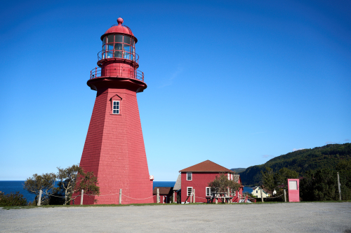 Eau,Phare,Saison,Été,MRC Haute-Gaspésie,Région,La Martre,Jour,Temps